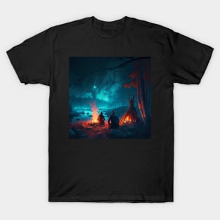 Viking Camp on the Swamp Edge T-Shirt